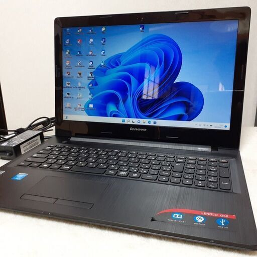 【取引中です】Lenovo　G50　SSD搭載　webカメラ　Bluetooth　Wi-Fi　マルチ　テンキー付き　Windows11