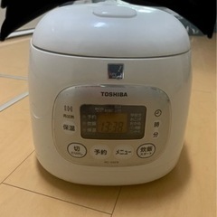 【ネット決済・配送可】TOSHIBA 3合炊き炊飯器