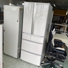 日立 HITACHI 冷蔵庫 R-F48M4-W パールホワイト 6ドア リサイクル 
