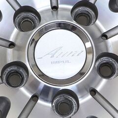 IMPUL AURA 17×6.5 SX-10 5H 114.3 +48 アルミホイール 4本 (A424nhxY)