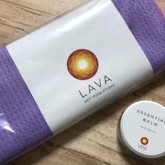 【新品】LAVAラグ紫&エッセンシャルバーム