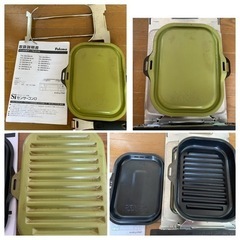 2018年製 Paloma(パロマ) ガステーブル 水無し両面焼 プロパンガス用 左強火  PA-360WHA-Lとグリルプレート(0312k)