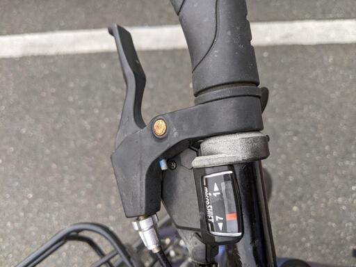 自転車 オフィスプレス CM 460mm タイヤ700☓38（〜175cm）ネイビー あさひ 定価47980円