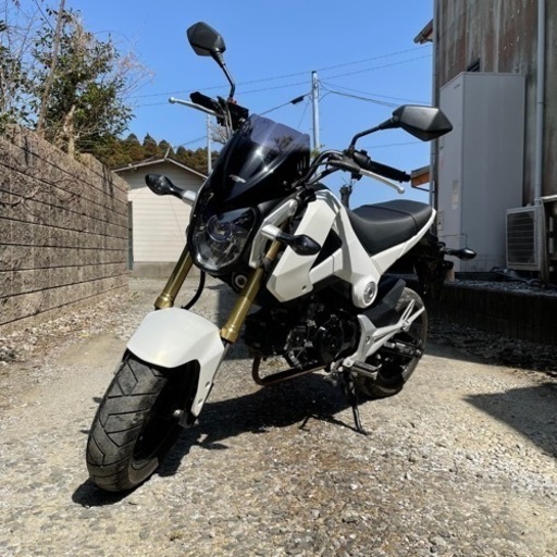 低走行】ホンダ グロム JC61 GROM 宮崎 フルエキマフラー