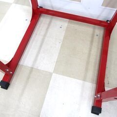 札幌市近郊配送/引取限定 ファイティングロード/FIGHTING ROAD パワーラック TRUST/トラスト レッド 分解可能 トレーニング