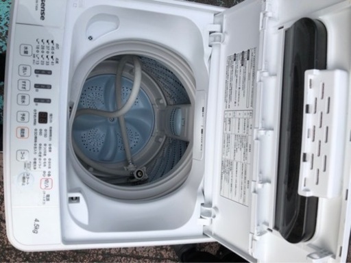 大幅値下げ致しました、美品2017年製ハイセンス洗濯機