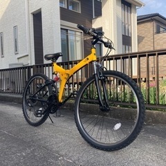 【綺麗】折りたたみ自転車　マウンテンバイク【KYUZO】
