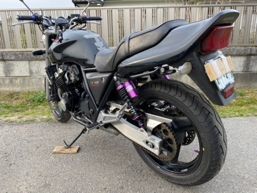 ☆車検長！CB400SFスーパーフォアNC31型☆前後タイヤ・プラグ ...