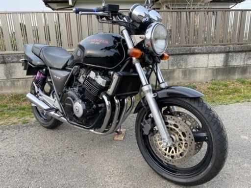 ☆車検長！CB400SFスーパーフォアNC31型☆前後タイヤ・プラグ・エレメントなど新品交換☆色々整備で快調☆400ccネイキッドバイク