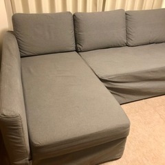 IKEA FRIHETEN フリーヘーテン コーナーソファーベッド 保護カバー付き