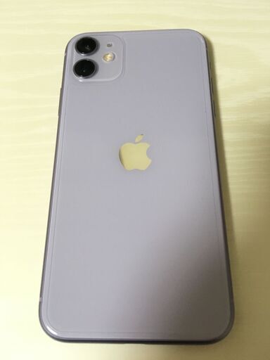Apple iPhone 11 128GB バッテリー容量89% SIMフリー パープル MWM52J