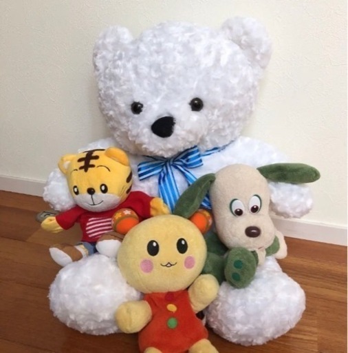 いないいないばあ しまじろうのパペット 白いクマぬいぐるみ まよ 鴨宮のおもちゃの中古あげます 譲ります ジモティーで不用品の処分