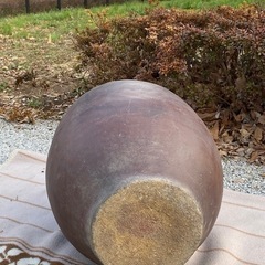 ◎お値下げしました♪☆お値下げ相談可♬早い者勝ち‼️ 逸品 貴重 希少 時代 大型 壺 壷 古備前?古丹波?古信楽? 煎茶道具 当時物旧家蔵出しうぶだし大壺茶壺茶席骨董古美術置物時代物 断捨離中‼️