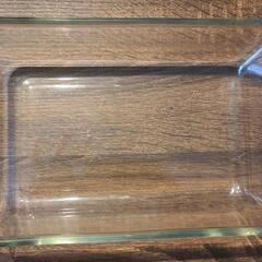 ✪9月6日まで✪ ガラスのグラタン皿　27X18cm