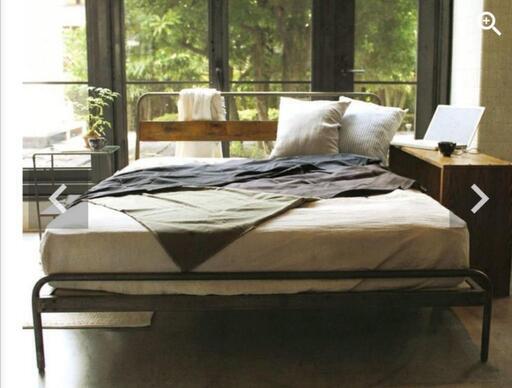 ベッドフレーム(ソコフベッド)＋フランスベッド×LOWYAコラボのマットレス