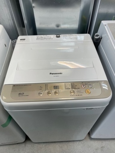 ●販売終了●Panasonic 6.0キロ　洗濯機　2016年製　中古品