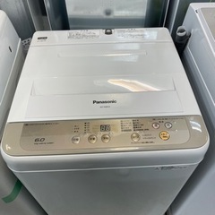 ●販売終了●Panasonic 6.0キロ　洗濯機　2016年製　中古品 ○販売終了○Panasonic 6.0キロ 洗濯機 2016年製 中古品