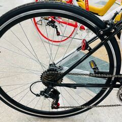 ⭐21テクノロジー1年間の保証付き！！ 🚲ロードバイク🚲 ギア付き ライト付き ブラック⭐