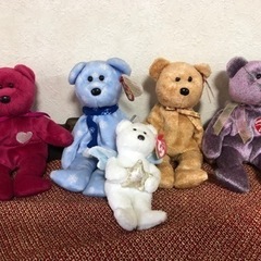 ぬいぐるみ　Beanie Baby くまさんシリーズ