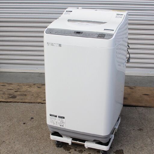 T597) シャープ 5.5kg 2019年製 ES-TX5C-S 全自動洗濯機 コンパクトサイズ 穴なし槽 時短コース ガンコ汚れコース 縦型洗濯機 SHARP