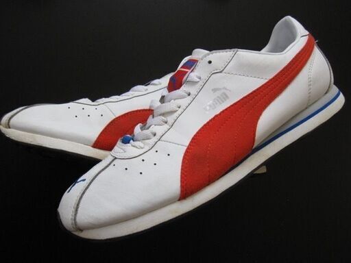 【PUMA プーマ　スニーカー】クレモナ ホワイト×レッド US-9