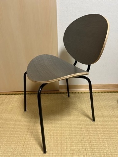 かなでもの kanademono Wooden Curve ラウンド ダイニングチェア