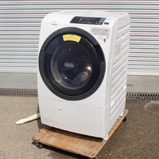 T590) 日立 洗濯10.0kg 乾燥6.0kg 2017年製 ドラム式洗濯機 BD-SG100AL 左開き ヒートサイクル ビッグドラム HITACHI 10kg 6kg 洗濯 乾燥