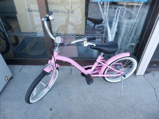 あさひ　INNOVATION FACTORY 幼児用自転車 ピンク　16インチ 美品! ジュニアサイクル 16インチ 補助輪付き 自転車 ピンク