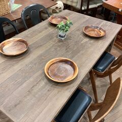 【愛品館市原店】シャビーシックダイニング5点セット【愛市IDS】