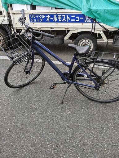 自転車 オフィスプレス CM 460mm タイヤ700☓38（〜175cm）ネイビー あさひ 定価47980円