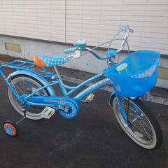 子供用　補助輪付自転車　