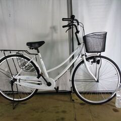 B820★5800円★ 整備済み　中古自転車 ママチャリ　ホワイ...