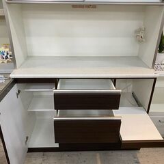 【愛品館 江戸川店】ニトリ キッチンボード 食器棚 ID:151-007385-007