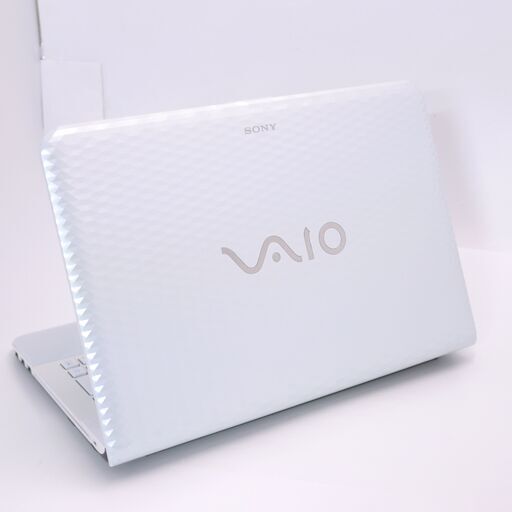即使用可 白色 ノートパソコン 中古良品 14型ワイド SONY VAIO VPCEK23FJ AMD 4GB 500GB DVDマルチ 無線 webカメラ Windows10 Office 即使用可 白色 ノートパソコン 中古良品 14型ワイド SONY VAIO