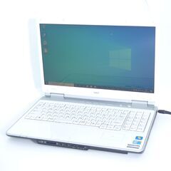 中古美品 新品高速SSD Wi-Fi有 ノートパソコン NEC PC-LL750WG6W 16型