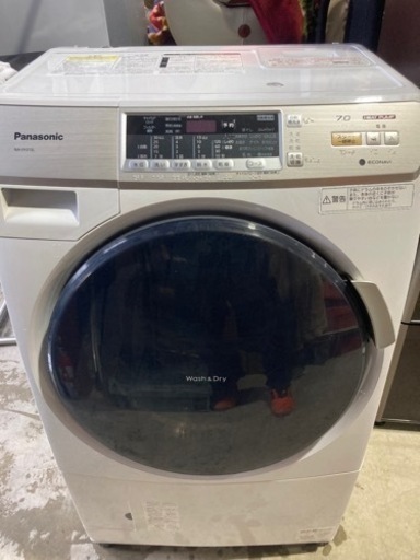 Panasonic 7.0kg ドラム式洗濯乾燥機 NA-VH31SL 2014年製 動作確認済 18502円