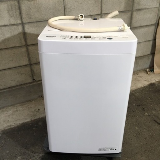 取引場所　南観音　K 2203-415  Hisense 4.5kg洗濯機　2021年製　HW-E4503