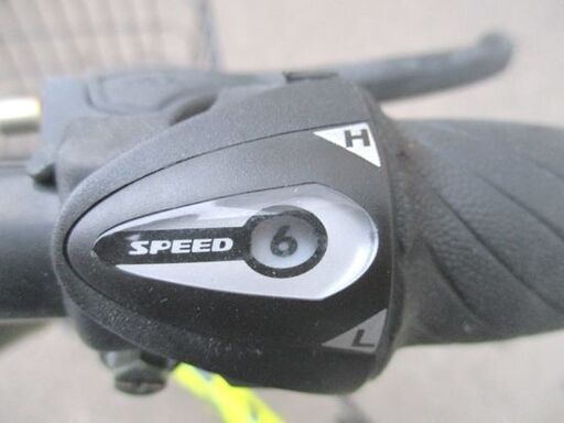 自転車 20インチ 折りたたみ自転車 イエロー 折り畳み 6段切替 札幌市