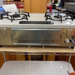 I316 ★ リンナイ★LP(プロパン)ガステーブル ★ 2017年製 水無し片面焼きグリル