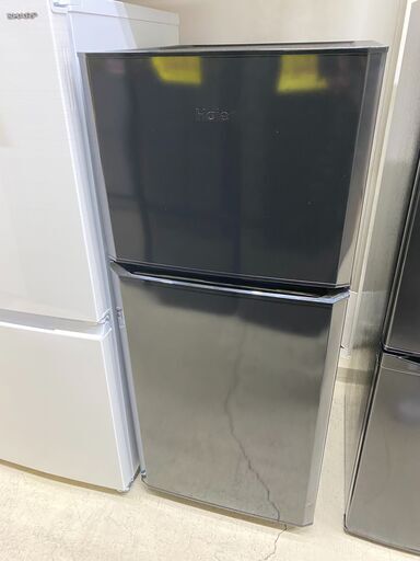 宇都宮でお買得な家電を探すなら『オトワリバース！』冷蔵庫 ハイアール JR-N121A 2017年製 ブラック 中古品 2D 121L 直冷式