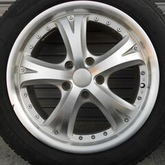 売約済み◆17インチ✕7JJ◆ピレリP6◆215/55R17◆PCD114.3◆5穴◆アルミホイール◆タイヤ4本セット◆オデッセイ・ステップワゴン等◆