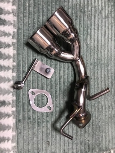 WirusWin】【JB64】ジムニー用左出しツインマフラー