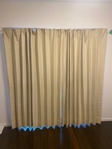 ニトリ　カーテン遮光3級150×200 4枚　ベージュ