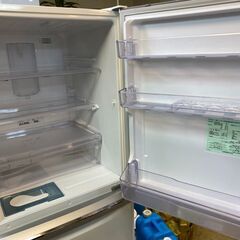 Q1039 ミツビシ 3ドア 冷蔵庫 2013年製 MR-C34W 335L 自動製氷 送料B 