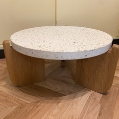 [10万→3.5万!]モーダ・エン・カーサ 　テラゾーローテーブル インダストリアル　男前　西海岸インテリア