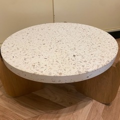 [10万→3.5万!]モーダ・エン・カーサ 　テラゾーローテーブル インダストリアル　男前　西海岸インテリア