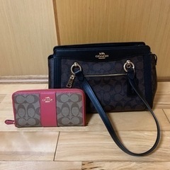 値下げしました！再投稿！COACH  2点セット  バッグ＆財布...