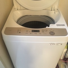 【ほぼ新品の美品】洗濯機-2021年製SHARP ES-GE6E