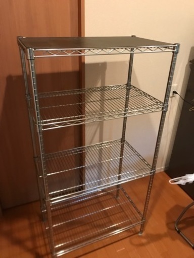 スチールラック　460×760×1495mm (縦、横、高さ)