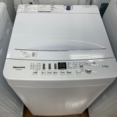 ハイセンス　全自動洗濯機　HWーE5503 5.5kg アウトレット品
